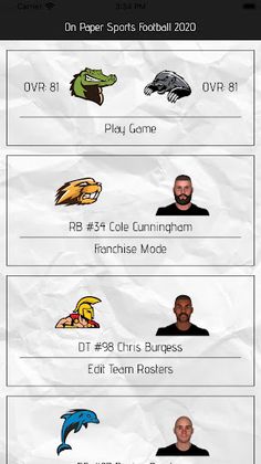 On Paper Sports Football '20 - Screenshot 1