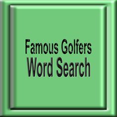 Top Golfers word search - Screenshot 1