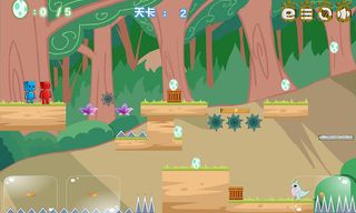 Two Players Games:Square Bros  - Screenshot 1