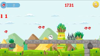 Jumping Collect Diamond Ball - Screenshot 1