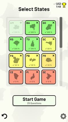 States of Brazil Quiz - Screenshot 3