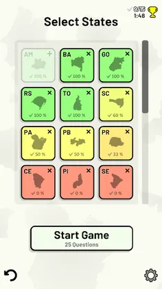 States of Brazil Quiz - Screenshot 3