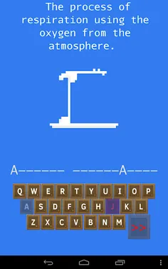 Biology Terms Revision Hangman - Screenshot 2