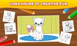 Cats - Children Coloring Book - Screenshot 3