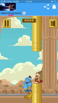 Aladdin-Chirag Game Magic lamp - Screenshot 1