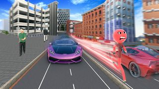 Flying Stickman Flash hero - Screenshot 1