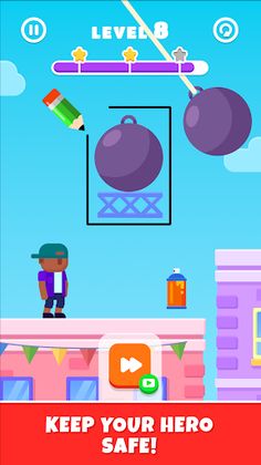 Draw Ways Out — Save the Hero - Screenshot 2