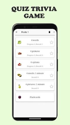 Fruits and Vegetables - Quiz - Screenshot 3
