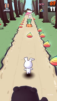 Thỏ bảy màu-the running rabbit - Screenshot 2