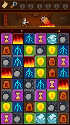 Dungeon match 3 - Screenshot 2