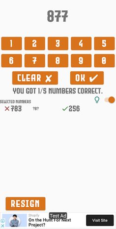 Number Remember - Screenshot 3