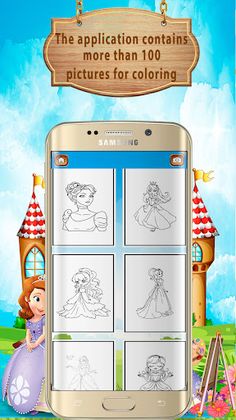 Colorings princess Book - Screenshot 3