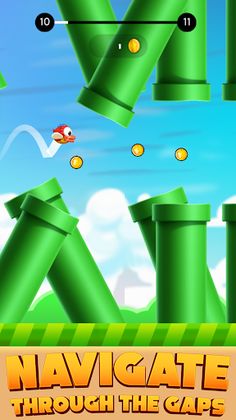 Flapping Flying Bird Game - Screenshot 2