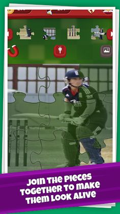 Cricket Players Jigsaw Puzzle - Screenshot 1
