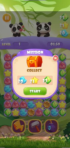 Panda Trek - Match 3! - Screenshot 3