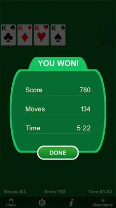 Solitaire Klondike - Screenshot 4