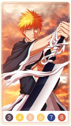 Bleach Paint by Number - Screenshot 3