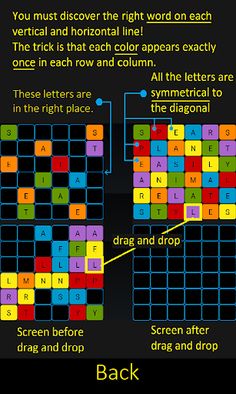 Freaky Crosswords Pro sym.6 - Screenshot 1