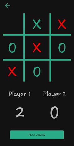 Tic Tac Toe Dark Mode - Screenshot 1