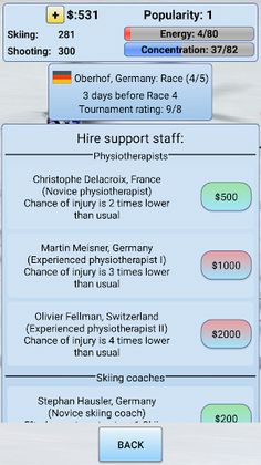 Biathlon Manager 2018 - Screenshot 3