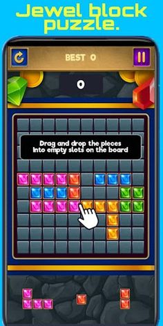 Block Puzzle FL : Wood & Jewel - Screenshot 1