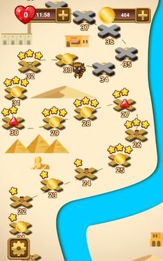 Lost jewels of Egypt Match 3 - Screenshot 3