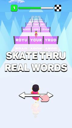 Word Skater - Screenshot 1
