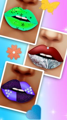 Lip Art 3D DIY Lipstick Makeup - Screenshot 4