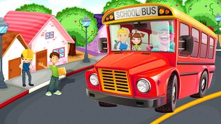 Kids Bus Driving–Bus Game - Screenshot 1