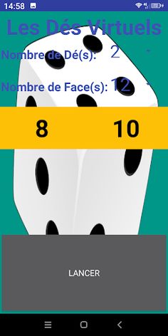 Virtual Dice - Screenshot 2