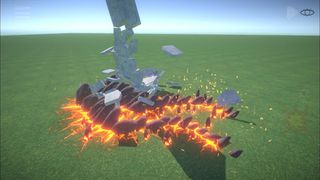 Sandbox destruction simulation - Screenshot 2