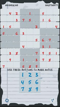 Paper Sudoku - Screenshot 2