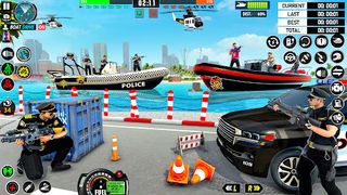 Police Boat Chase Crime Games - Screenshot 1