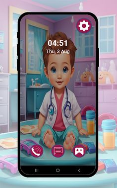 Prank Call Baby Doctor Game - Screenshot 1