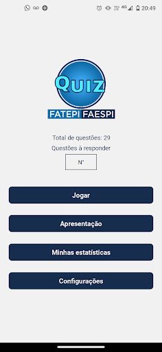 Quiz - FATEPI - Screenshot 1