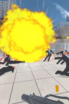 Roof Shootout 3D - Screenshot 1