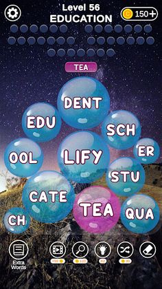 Word Bubbles - Relax Word Game - Screenshot 3