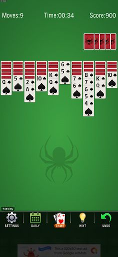 Spider Solitaire - Screenshot 4