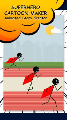 Superhero Cartoon Video Maker - Screenshot 1