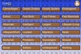 Word Search Animals - Screenshot 3