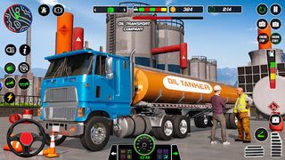 US Oil Tanker Cargo Truck Sim - Screenshot 1