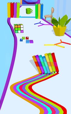Pen Race - Pencil Run Games 3D - Screenshot 4