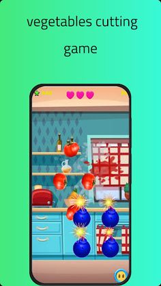fruit & vegetable cutting game - Screenshot 4