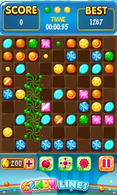 Candy Lines: Five in a row - Screenshot 3