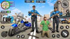 Gangster City Crime Rope Hero - Screenshot 2