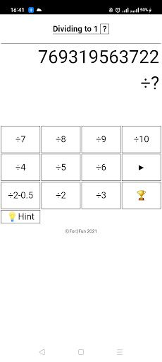 Dividing to 1 - Screenshot 2
