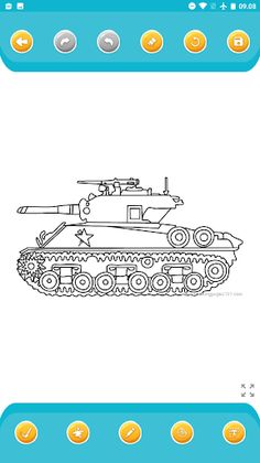 Tank Coloring Adventure - Screenshot 1