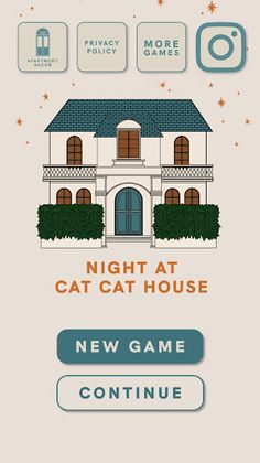 NIGHT AT CAT CAT HOUSE escape - Screenshot 1