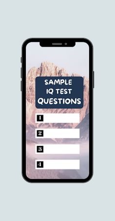 Sample Iq Test Questions - Screenshot 1