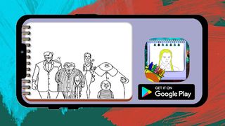 Wednesday Addams coloring - Screenshot 1